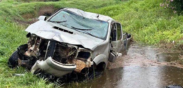 Habrían estado probando la camioneta que volcó en General Pinto