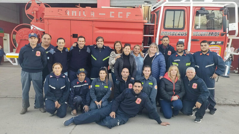 Bomberos de Tres Algarrobos vivió un día histórico