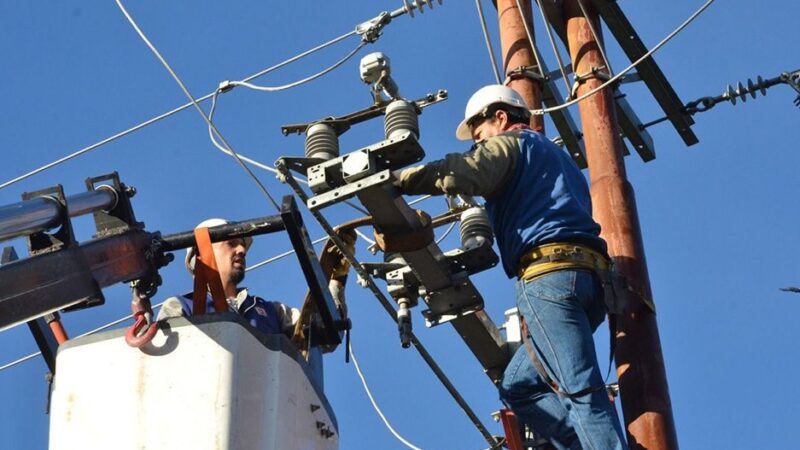 Corte programado de electricidad, este viernes, para un sector de Tres Algarrobos