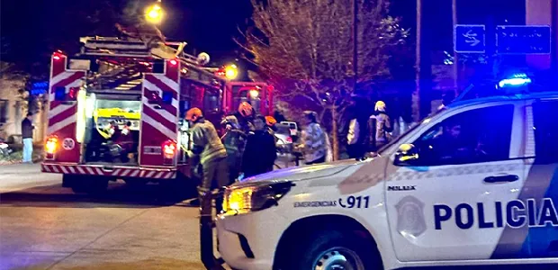 Incendio en una vivienda de General Villegas, trasladaron una persona al hospital